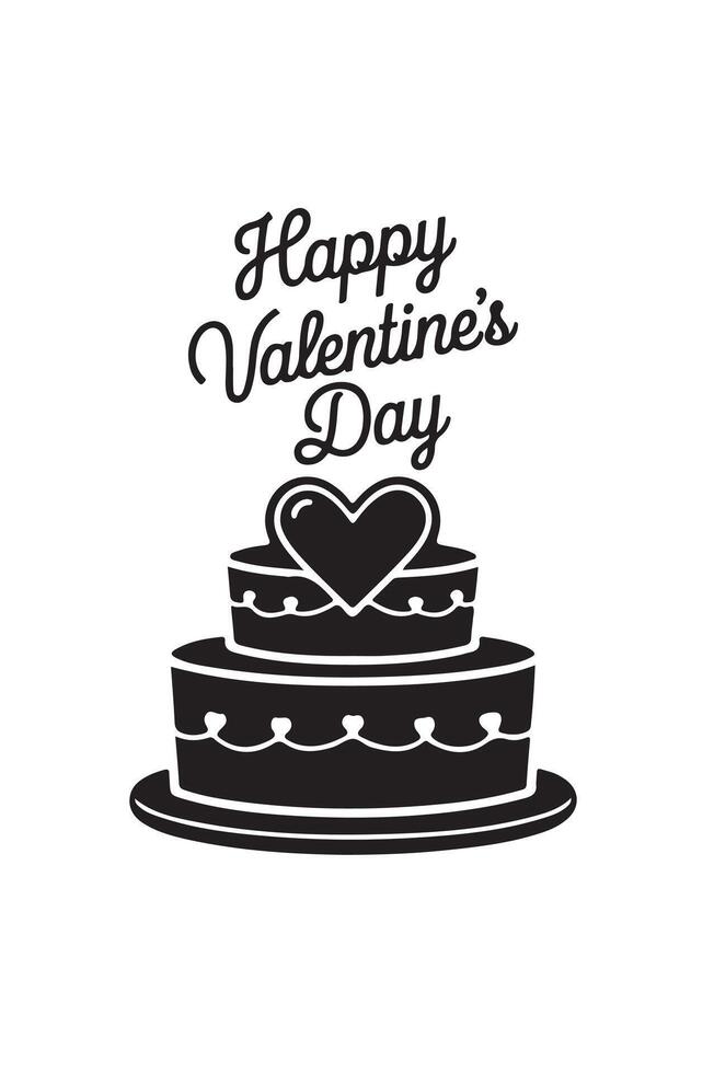 Happy Valentine's Day unique Typography romantic sticker. Typography Template Design. Valentine's Day sticker, Banner, wallpaper, heart, elements background isolated poster Design Art Illustration. vector