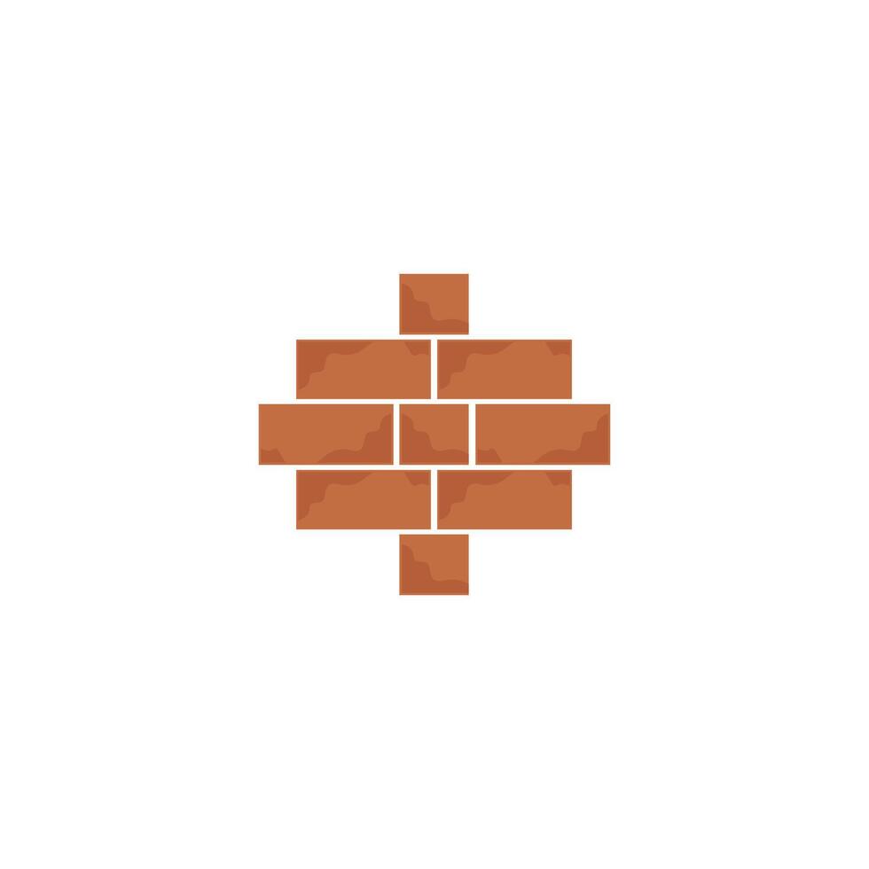 brick wall icon illustration design template vector