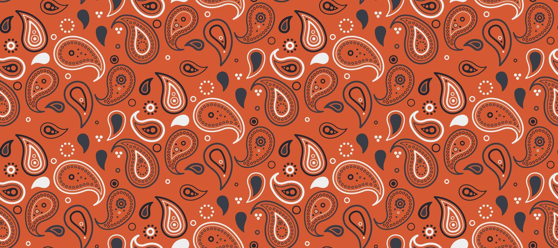 Graphic wrapping to stylish complexity. Drawn herb and interior national. Tropical clothing of swirl indian. vector