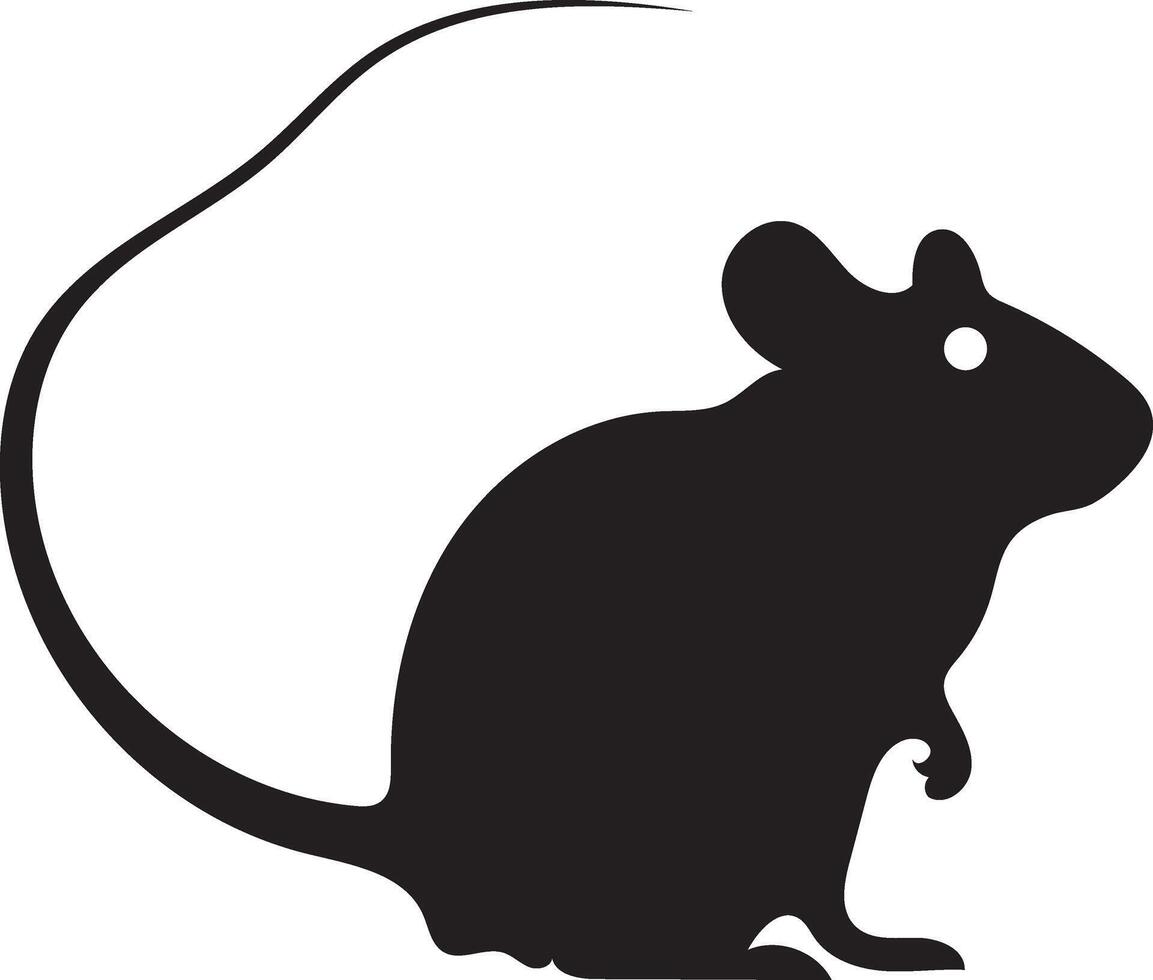 Art and Illustration of a mouse vector