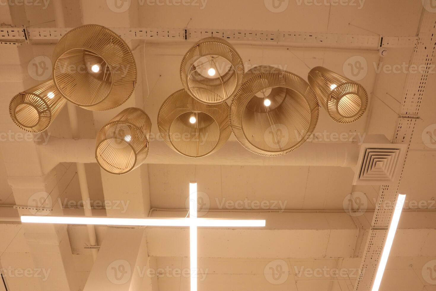 Stylish and Elegant Hanging Lighting Solutions in Contemporary Modern Interior Design Spaces photo