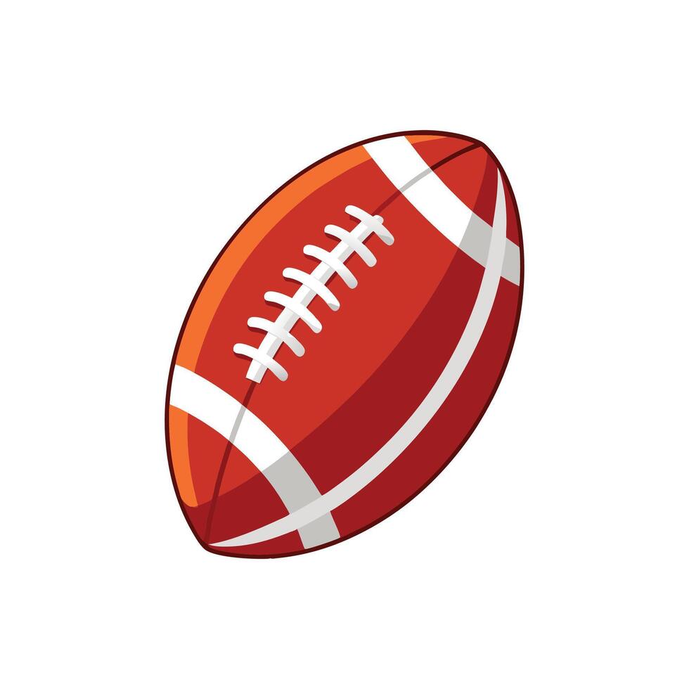 Realistic American Football Illustration for Game Day Themes vector