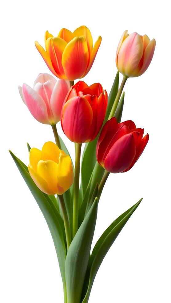 Vibrant Tulip Bouquet 2 photo