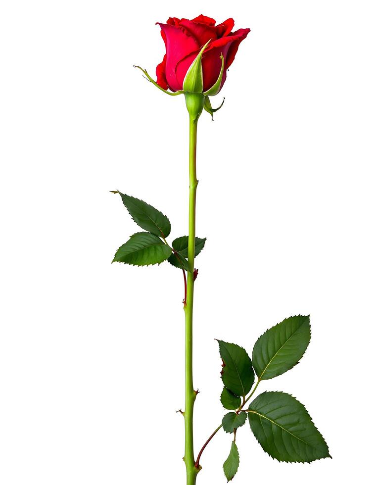 Elegant Red Rose 1 photo