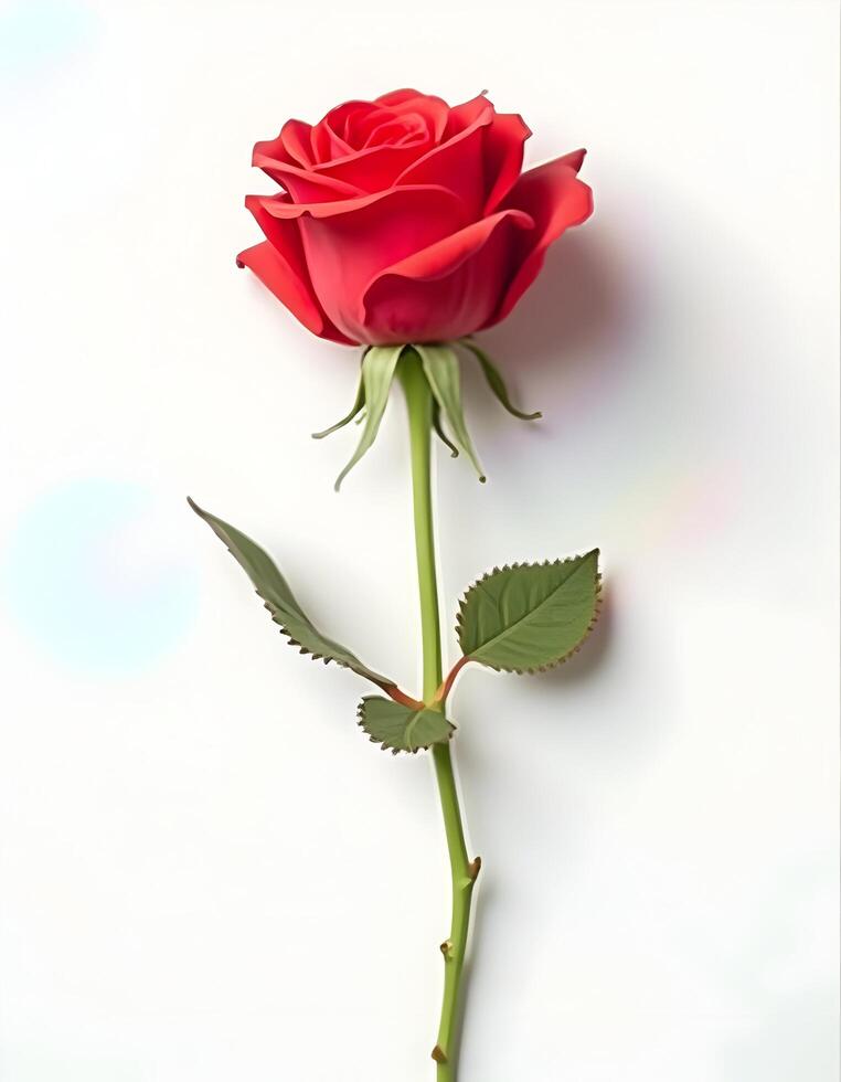 single red rose photo