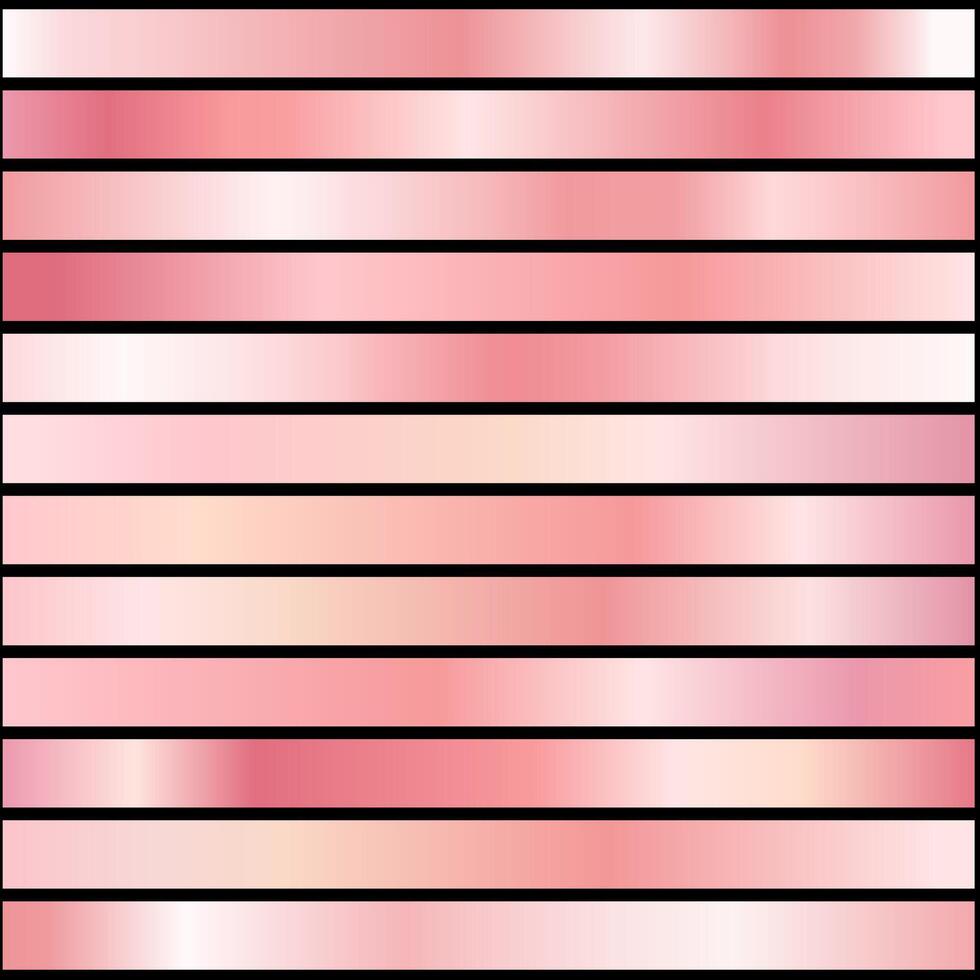 Big set of pink gradients, nature, biology simple cover design. vector