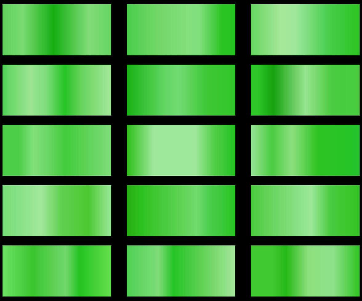 Green ecology gradients. Mega collection of green gradient illustrations for eco backgrounds, cover, frame, ribbon, banner, abel, flyer, card etc. vector