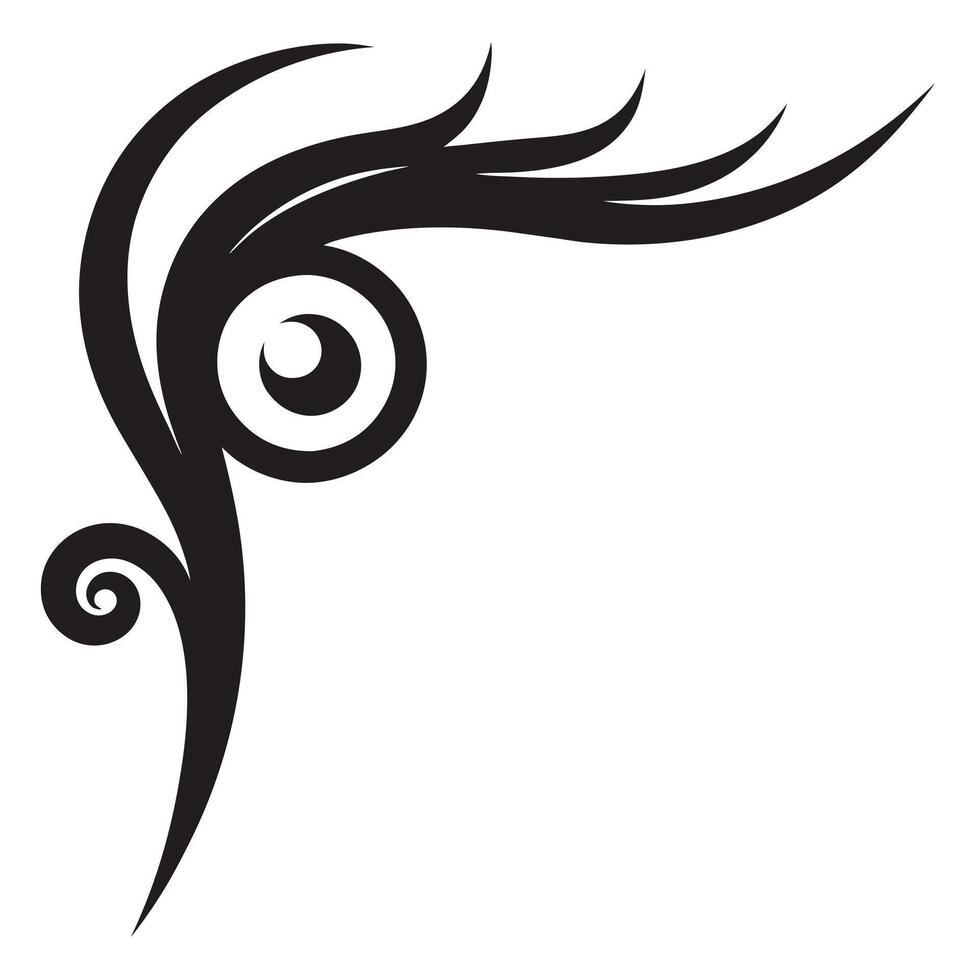 Elegant Corner Elements with Ornamental Patterns vector