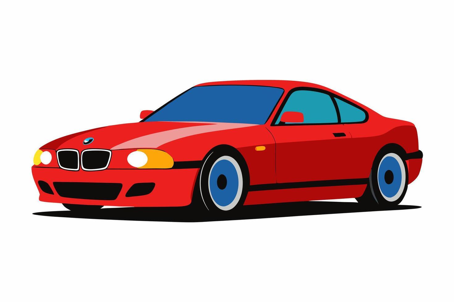 Creative Car Icon Design for Automotive Branding vector