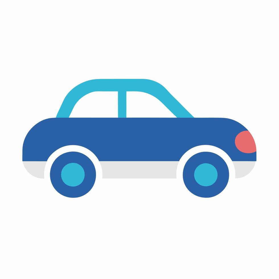 Simple Minimal Car Icon Design for Branding vector