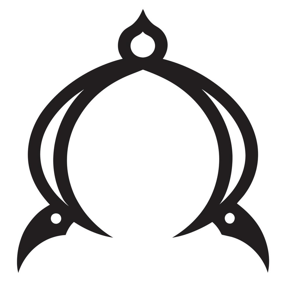 Decorative Corner Elements Silhouette Design vector