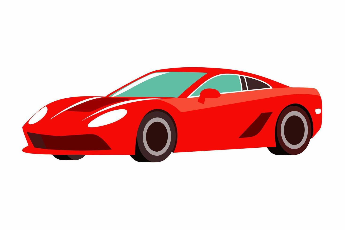 Simple and Minimal Car Icon Design for Branding vector