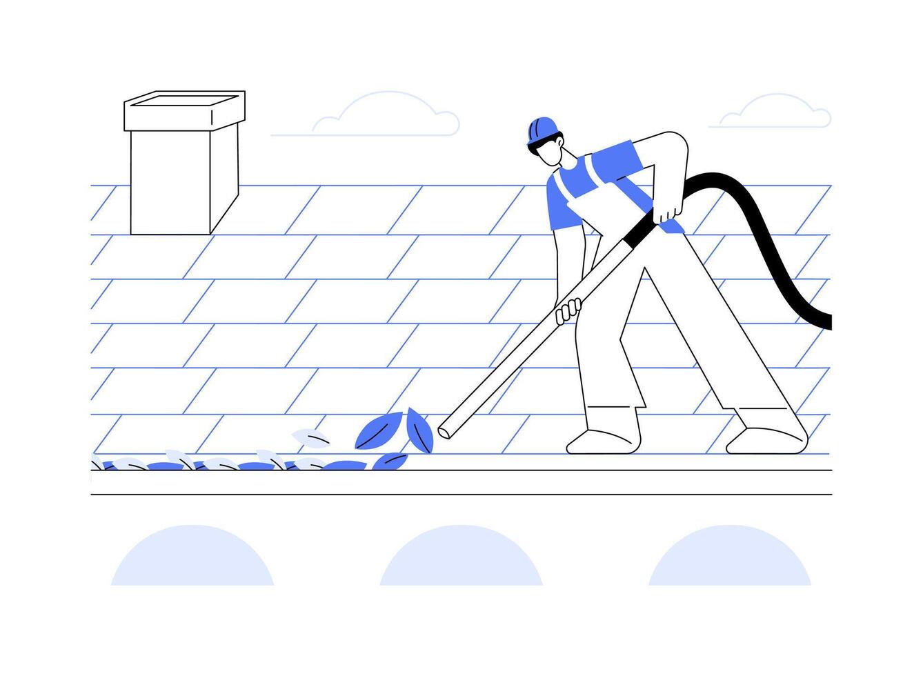 House maintenance isolated cartoon illustrations. vector