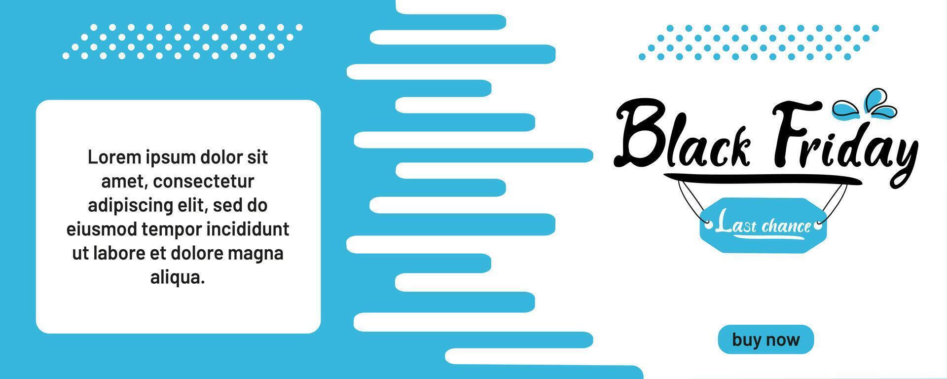 Black Friday special offer banner with vibrant colors promoting last chance deals online vector