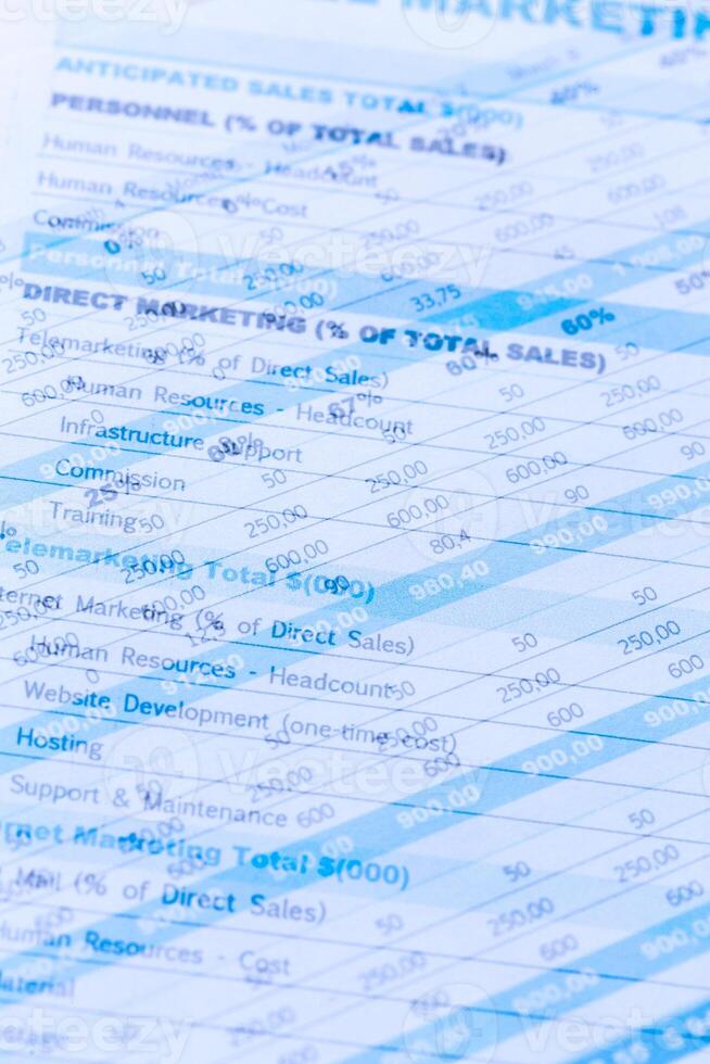 Business Line graph photo