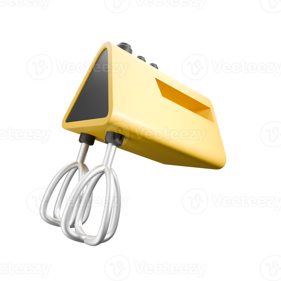 a 3d icon render egg whisk machine png