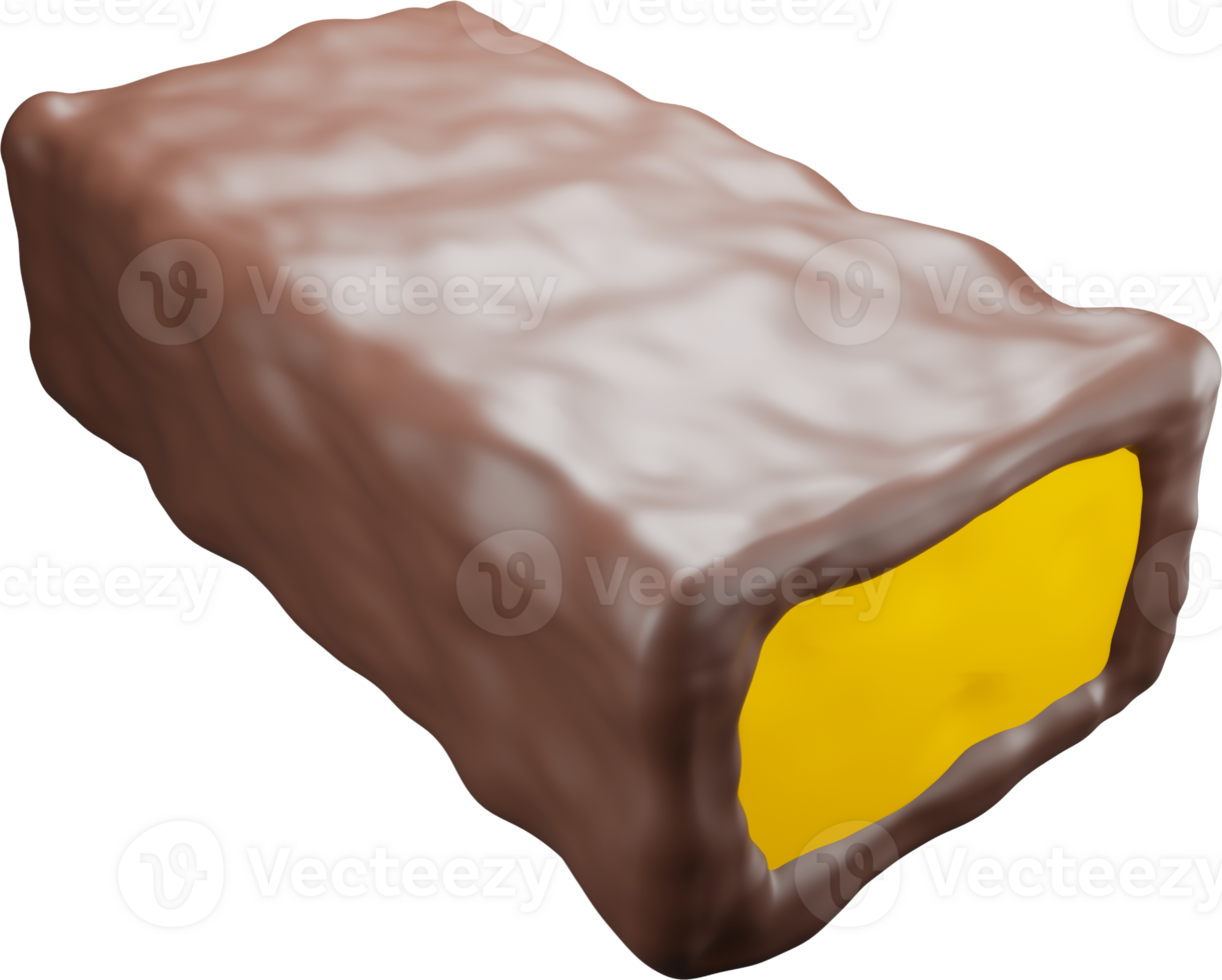 a 3d illustration of chocolate candy png