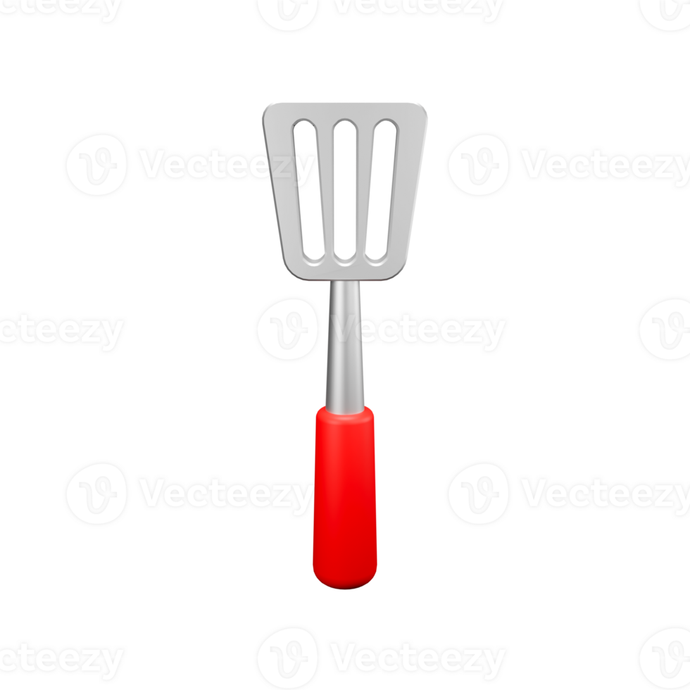 a 3d rendered illustration of spatula png