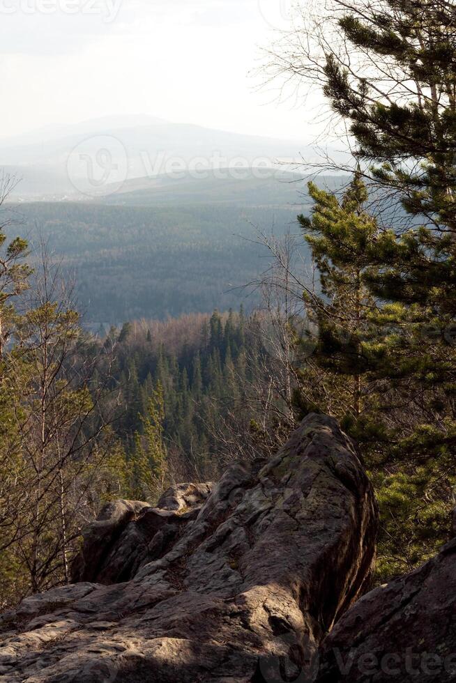 A view of the mountains photo
