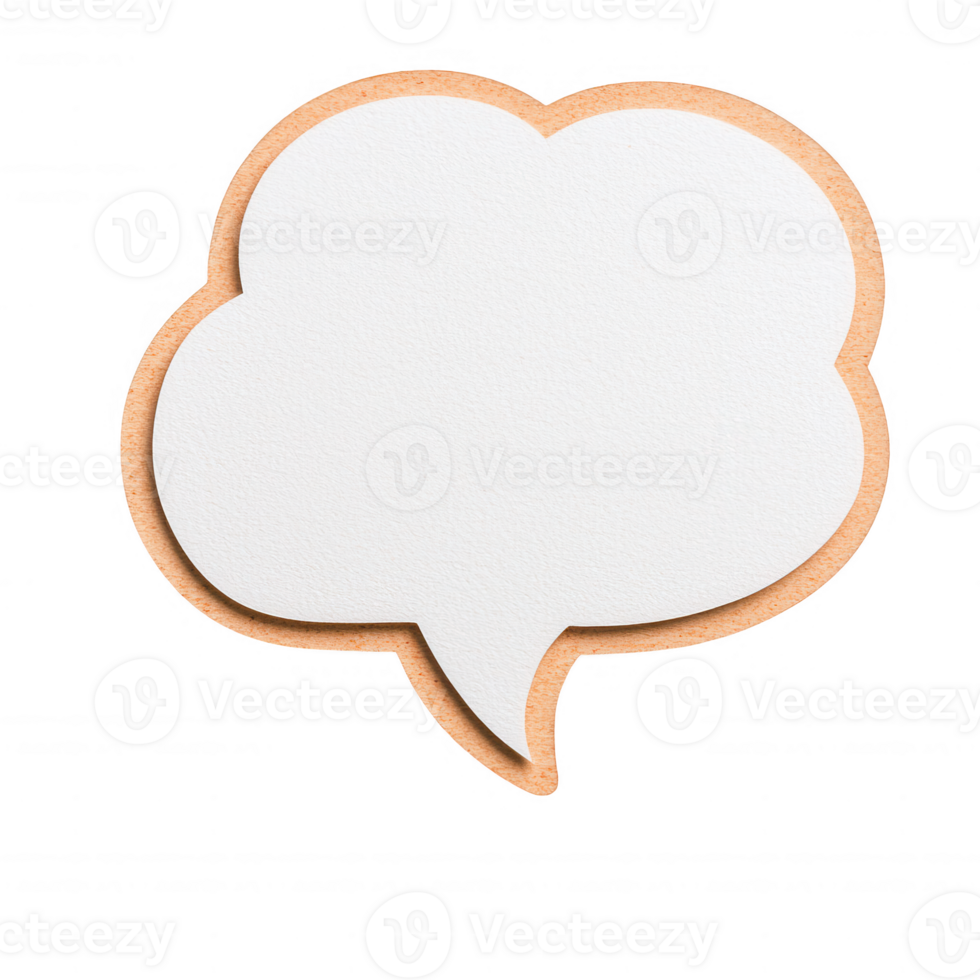 Empty speech bubble for text, ideal for messages, quotes, or conversations. png