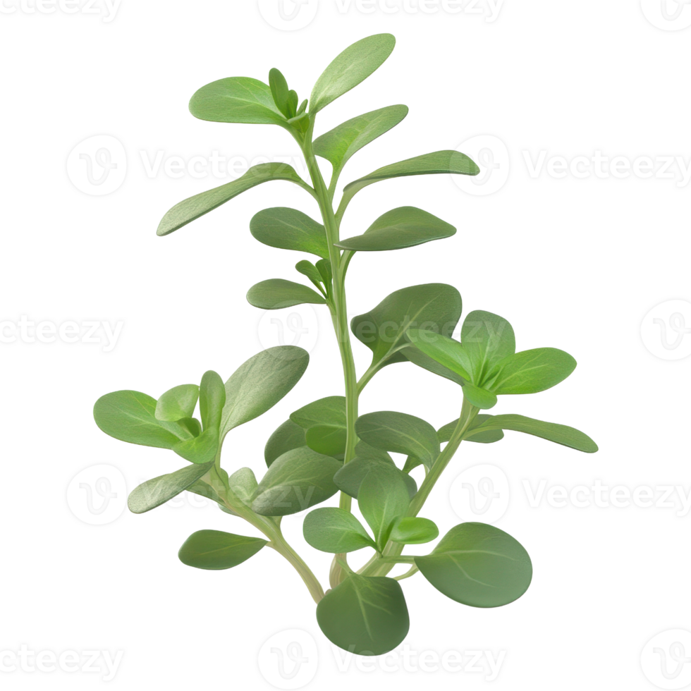 A vibrant green succulent plant showcasing its lush leaves, perfect for adding a touch of nature to any indoor space. png