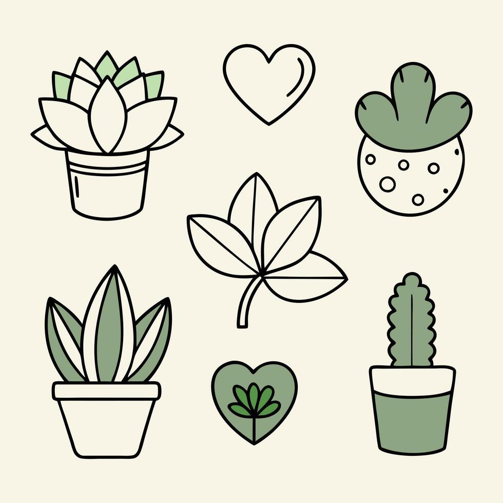 Charming Succulent Collection in Decorative Pots Bringing Nature Indoors with Their Fresh Appearance Perfect for Houseplants Lovers and Greenery Enthusiasts Everywhere vector
