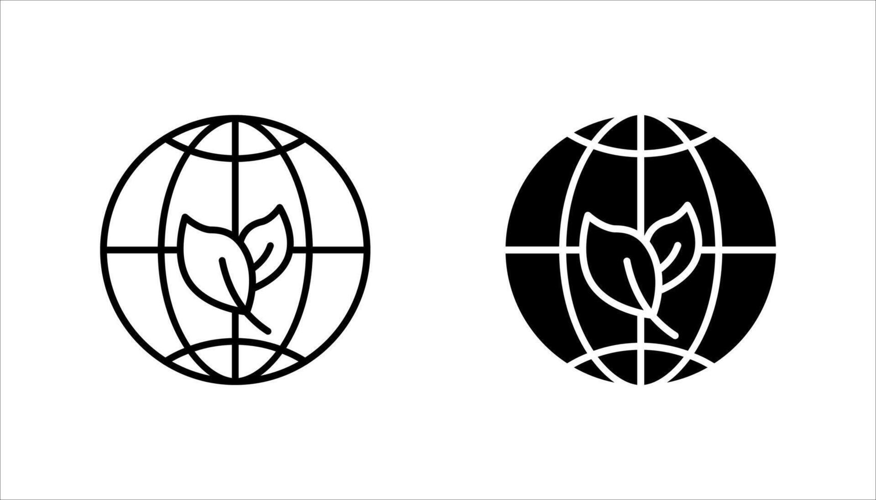 icon Set of Leaves, vector