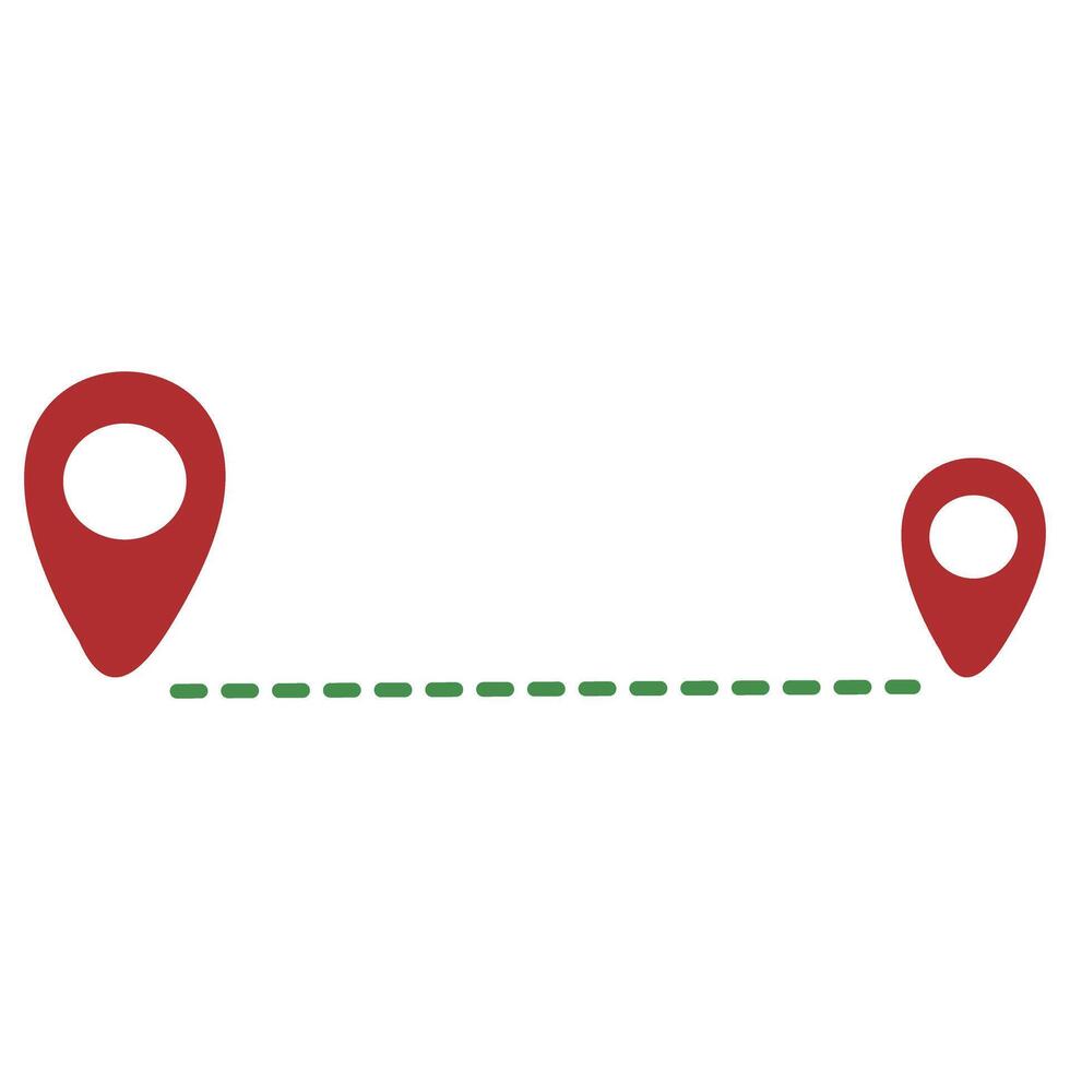 Route Journey Travel Dashed Line Path vector