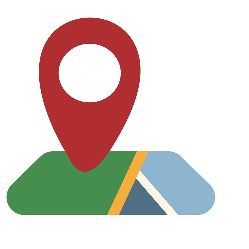 Pin Pointer Location Flat vector