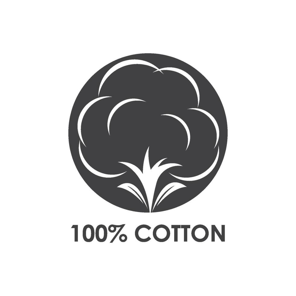 Cotton Logo Template design vector