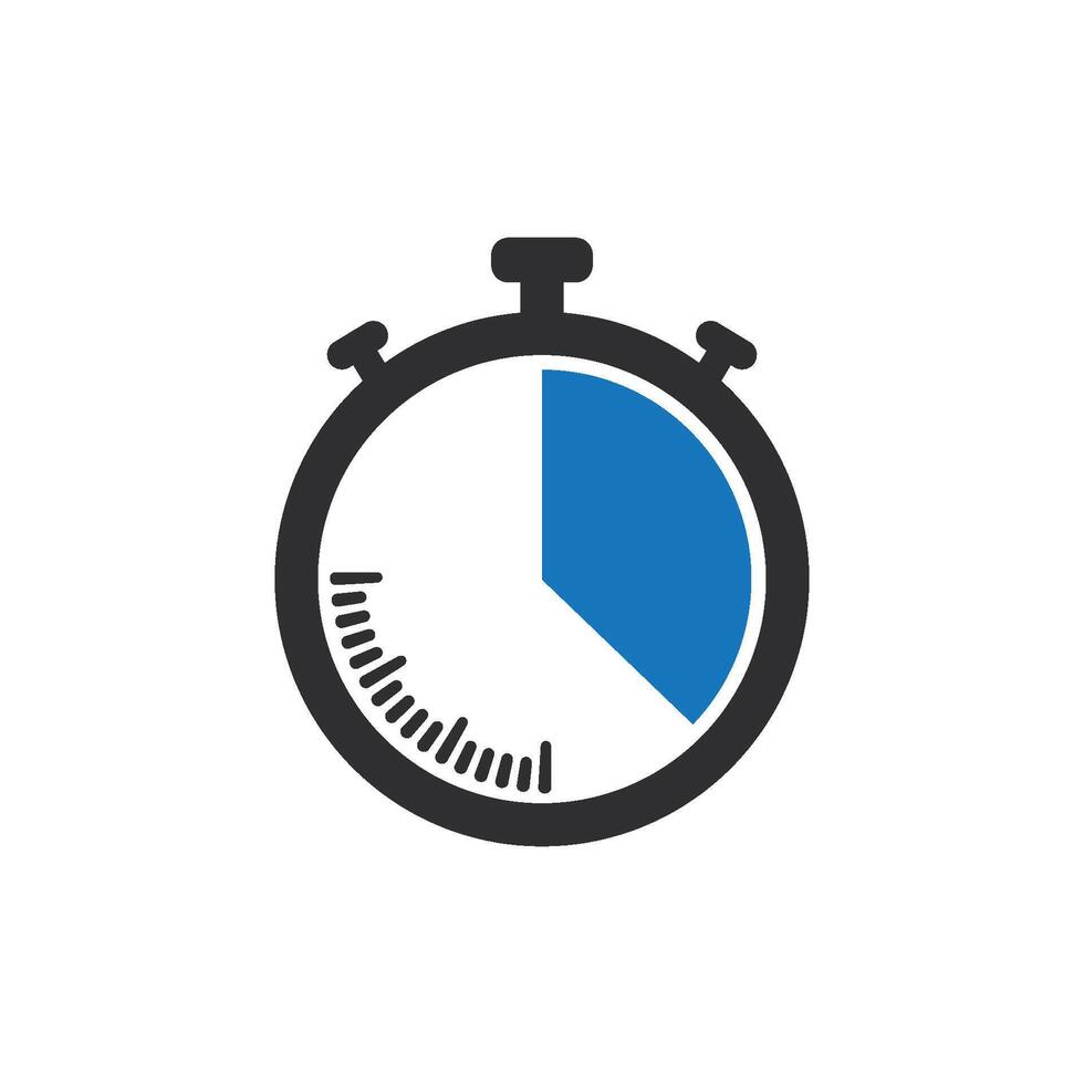 Timer logo template illustration vector