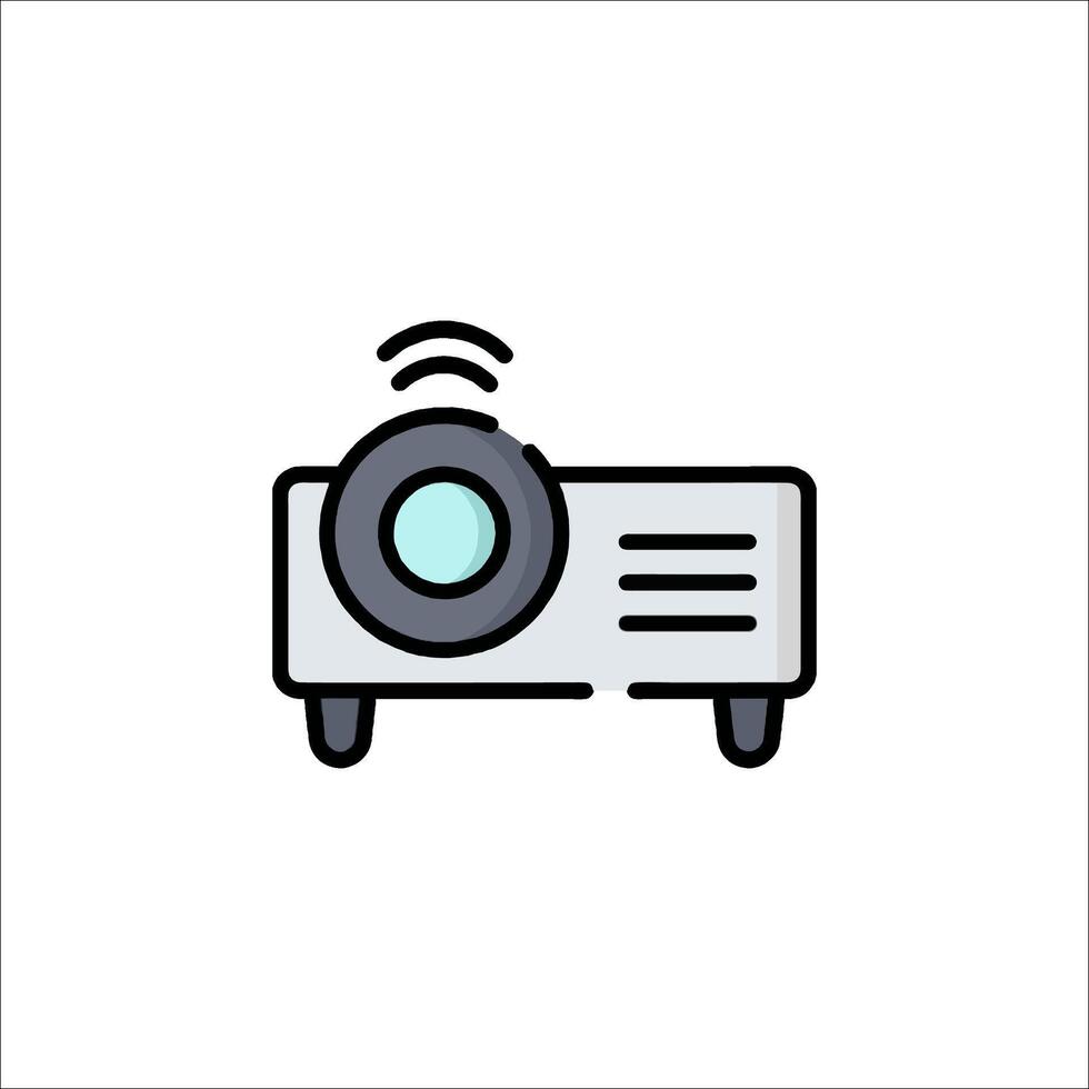 Projector icon illustration vector