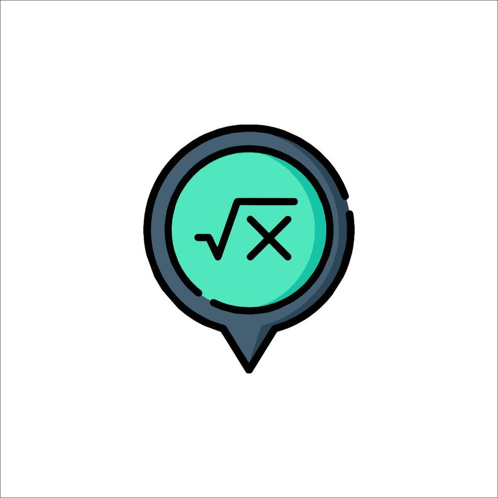 Math icon illustration vector