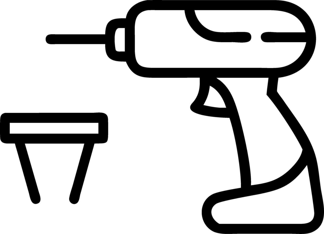 Worker using AI powered scanner for quality control vector