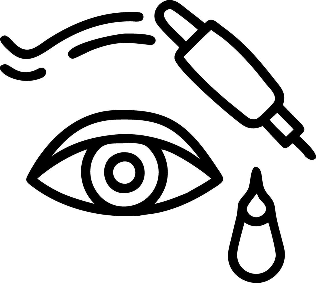 Woman applying eye serum on plain background copy space on right vector