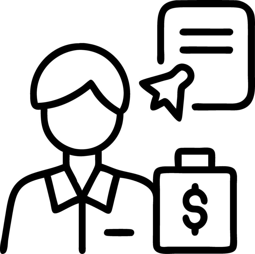 Travel coordinator reviewing budget plans in a candid office environment vector