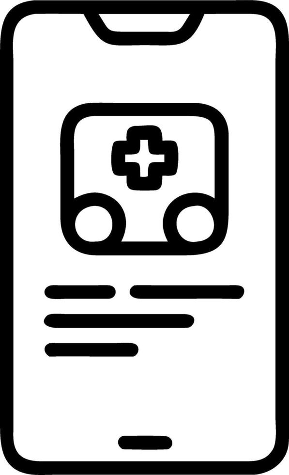 Telemedicine mobile app on smartphone with glossy background Set 2 vector
