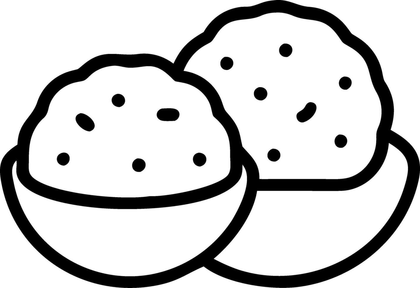 Traditional Pongal Dishes Macro vector