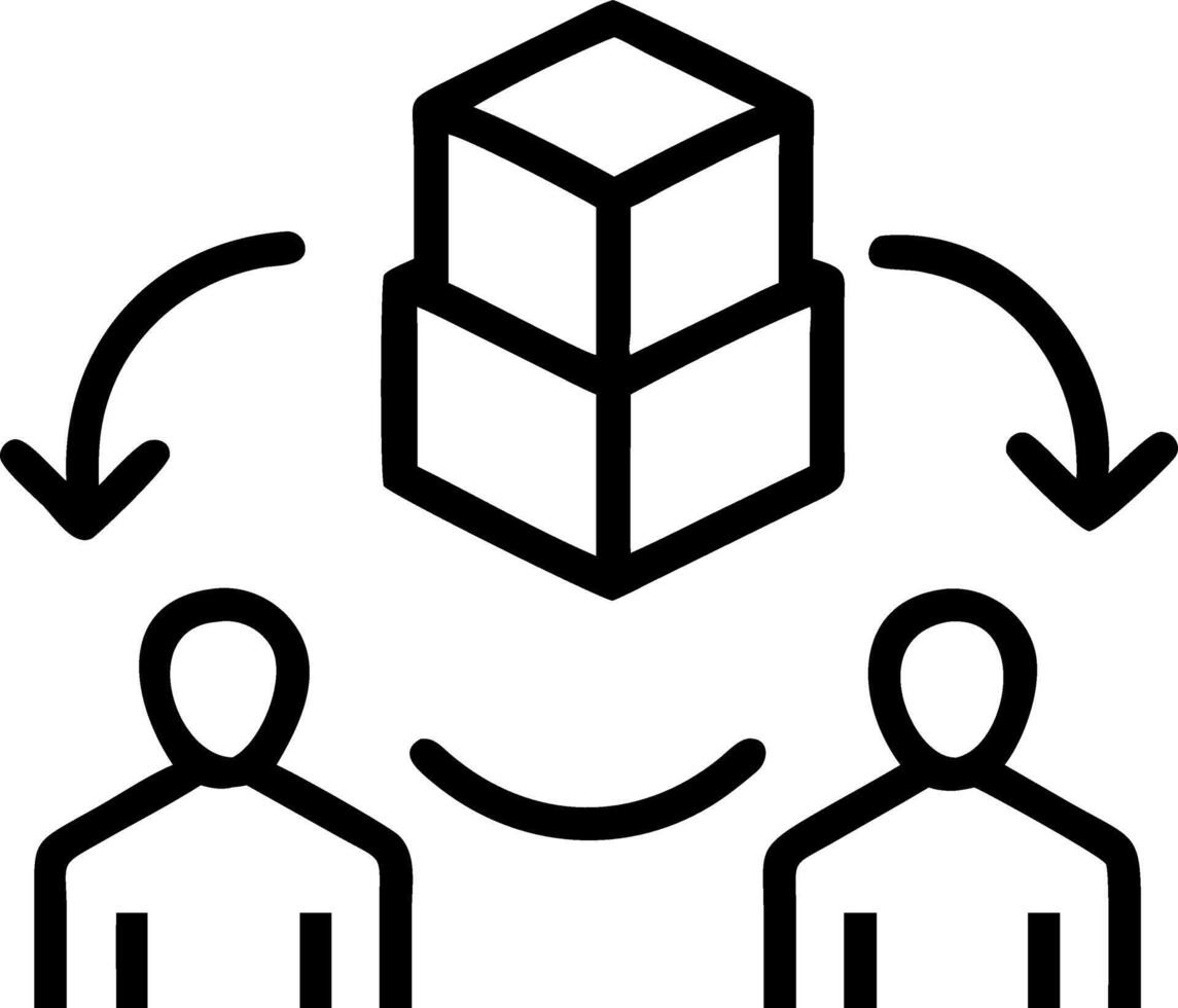 Sustainable supply chain team managing eco friendly logistics with copy space vector