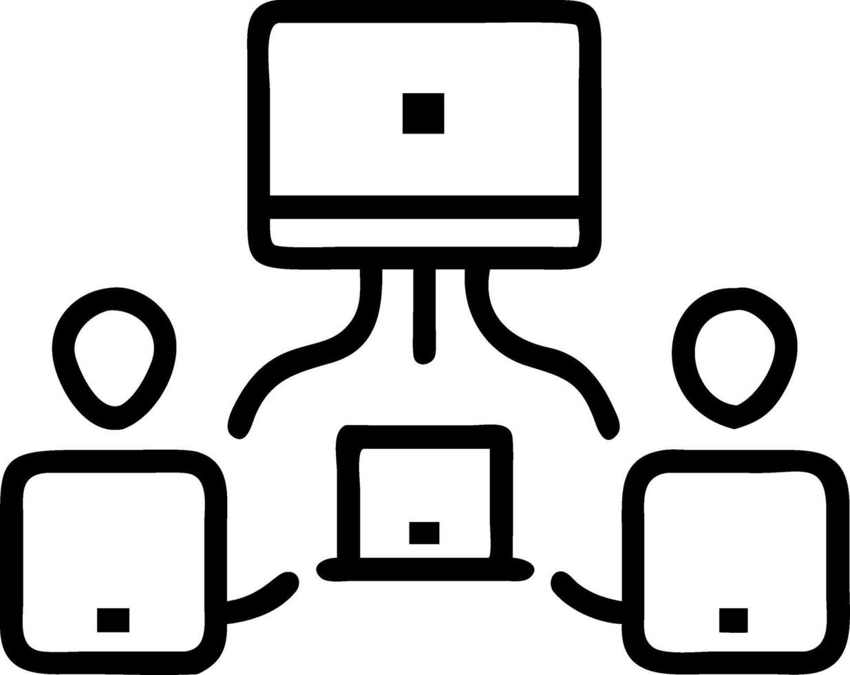 Startup team collaborating on mobile app development soft abstract background copy space below. vector
