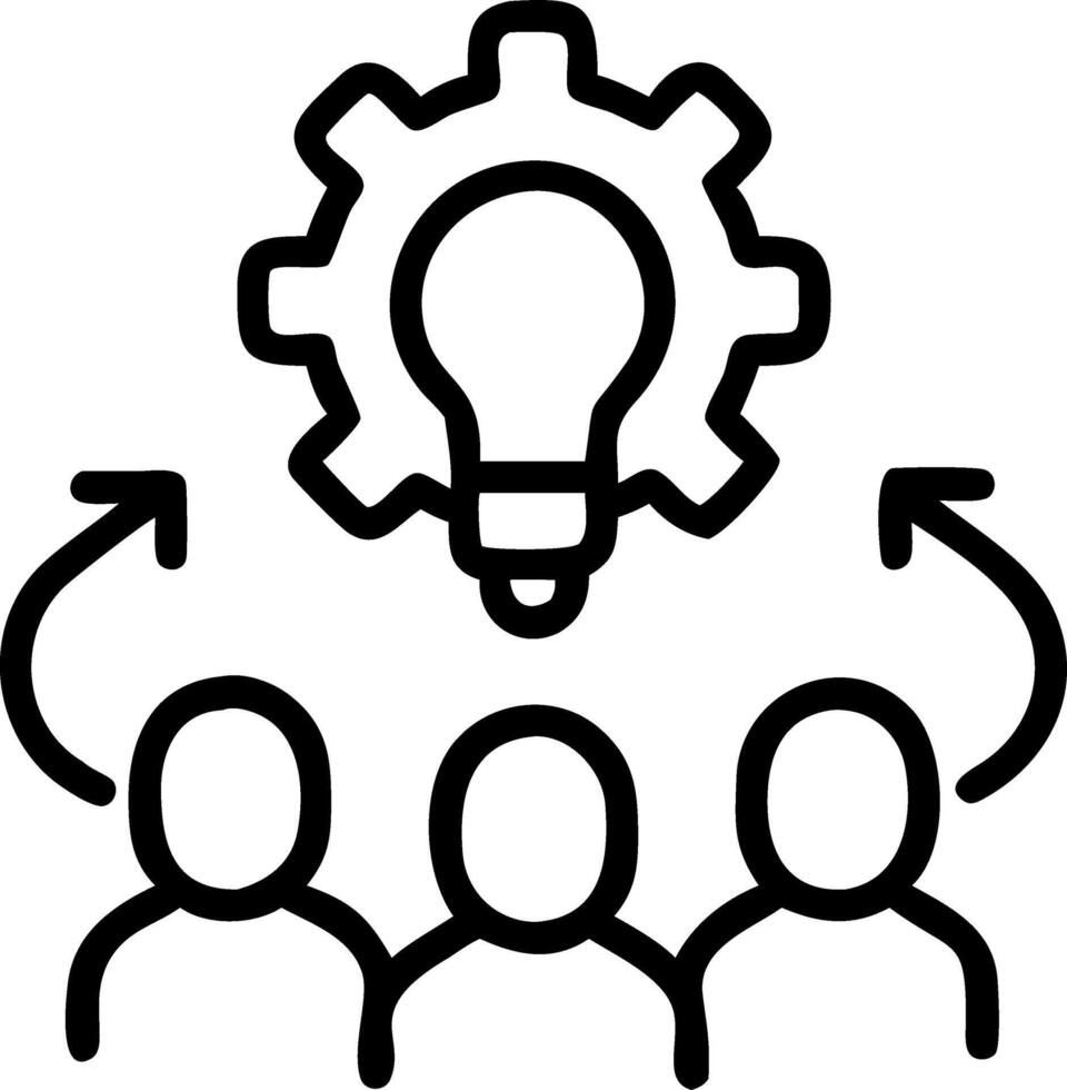 Startup team collaborating with AI tools soft abstract background copy space below. vector