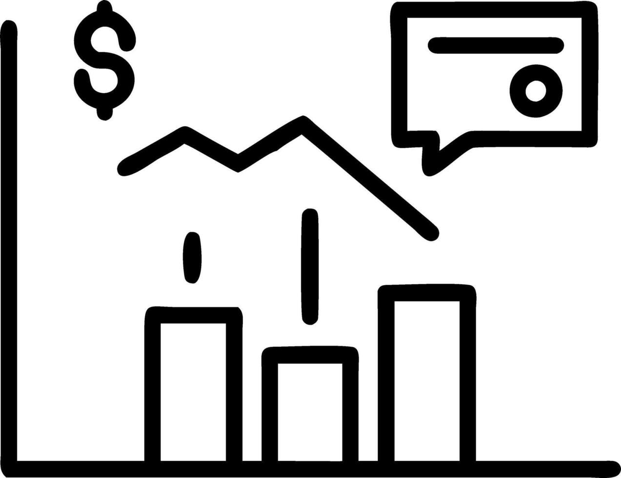 Supply chain analyst forecasting logistics costs vector