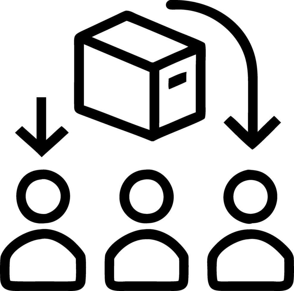 Sustainable supply chain team managing eco friendly logistics with copy space Set 2 vector