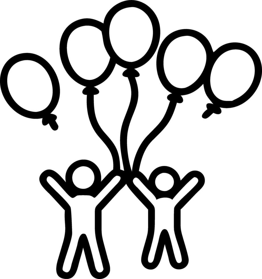 Soft abstract image of friends releasing sky lanterns into the night copy space on side Set 2 vector
