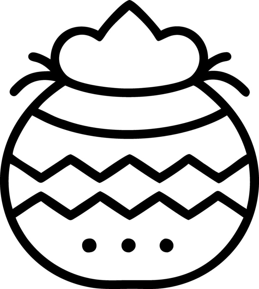Soft Abstract Pongal Prosperity vector