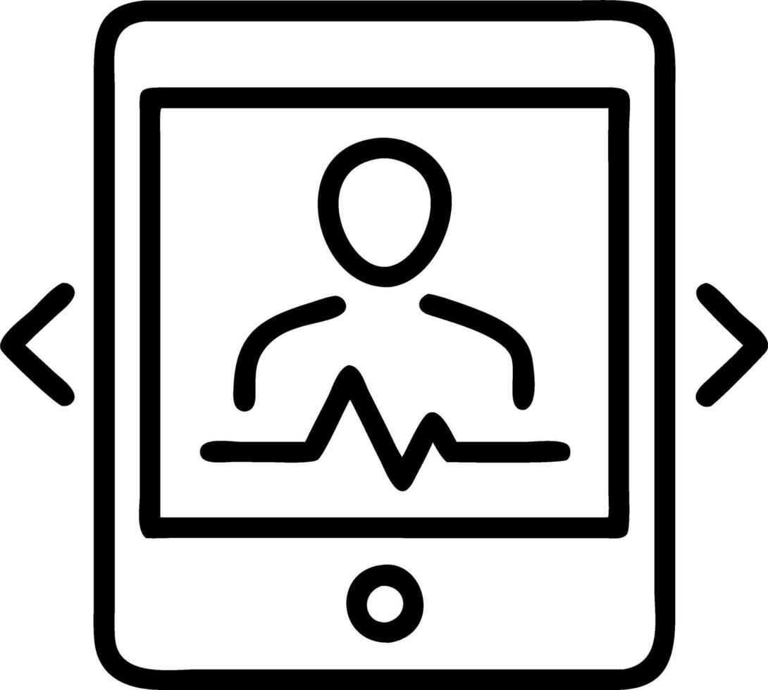 Soft abstract telemedicine AI assistant with copy space vector