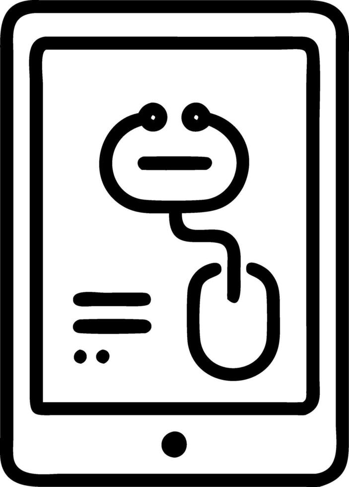 Soft abstract telemedicine AI diagnostics copy space vector