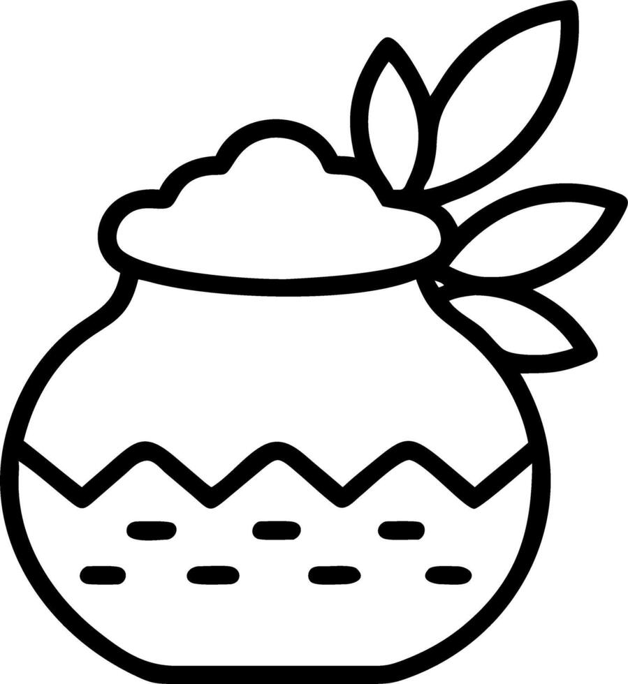 Soft Abstract Pongal Rice vector