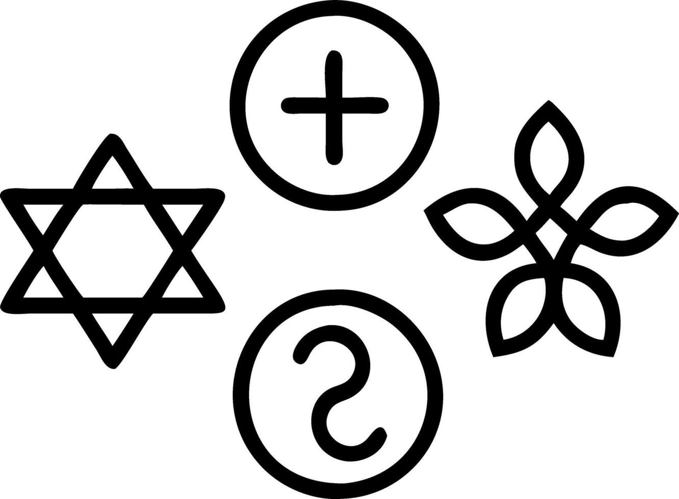 Soft Abstract Unity Symbols vector