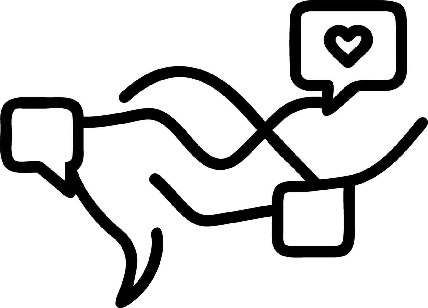 Soft Abstract Community Engagement vector